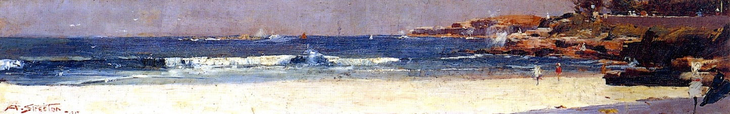 At Coogee by Sir Arthur Streeton,A3(16x12")Poster