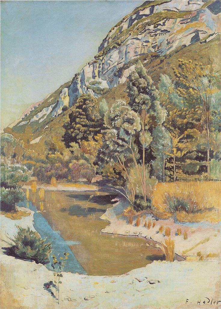 At the Foot of the Petit Saleve by Ferdinand Hodler,A3(16x12")Poster