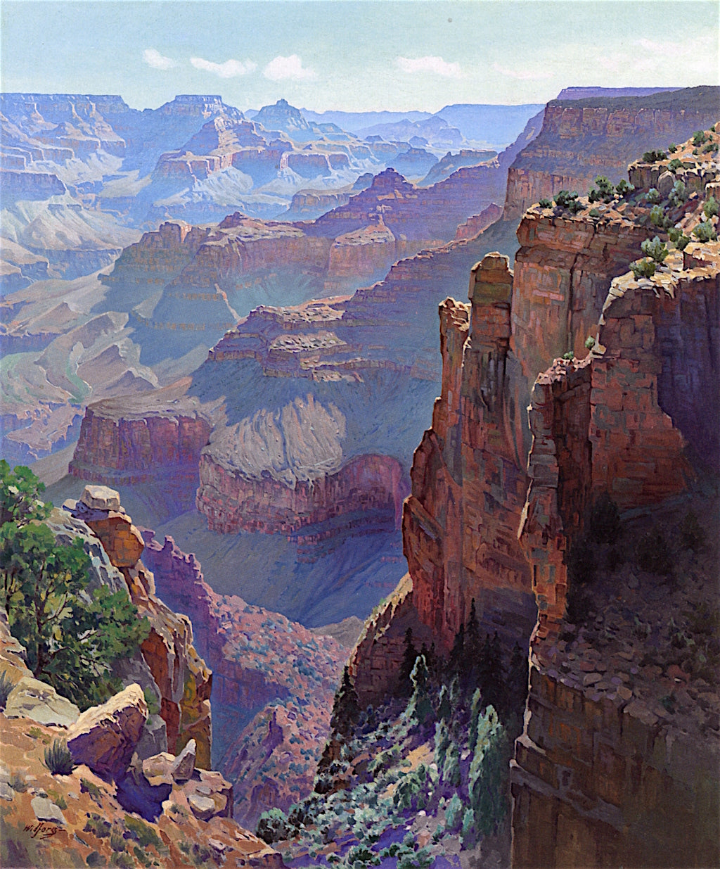The Grand Canyon by Gunnar Widforss,16x12(A3) Poster