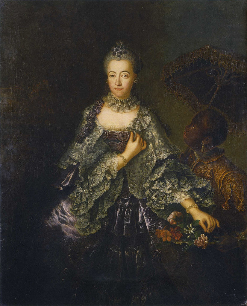 Princess Anna Elisabeth Luise of Prussia, vintage artwork by Anna Rosina de Gasc, 12x8" (A4) Poster