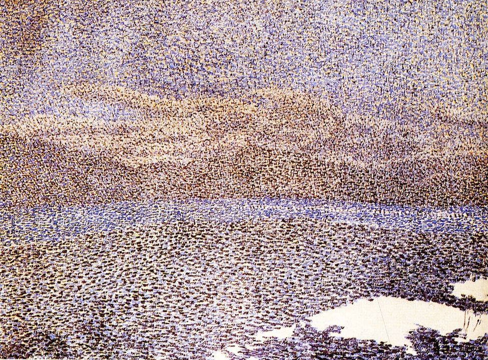 Banks of the River, Evening by Louis Hayet,A3(16x12")Poster