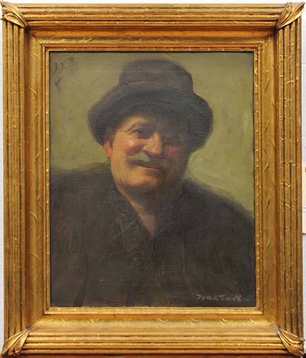Portrait of a Smiling Man by Carl Gustav Waldeck,A3(16x12")Poster