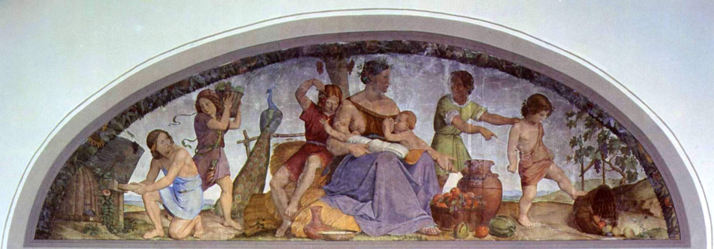 The Seven Fat Years, vintage artwork by Philipp Veit, A3 (16x12") Poster Print