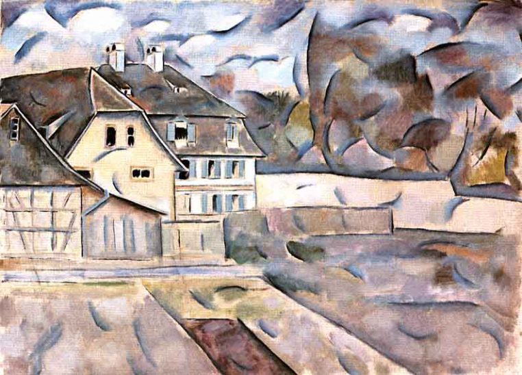 House in Odessa by Vladimir Baranoff-Rossine,16x12(A3) Poster
