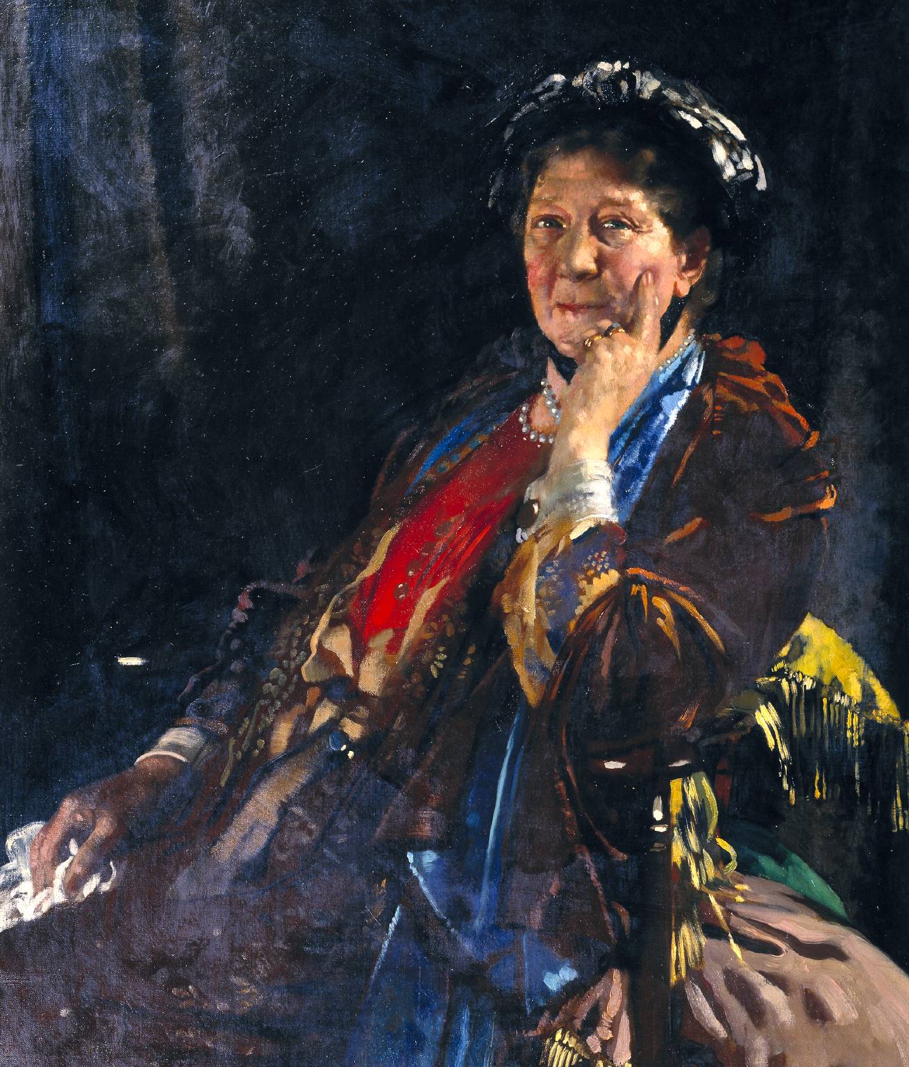 Dame Madge Kendal, vintage artwork by Sir William Orpen, R.A., R.H.A., 12x8" (A4) Poster