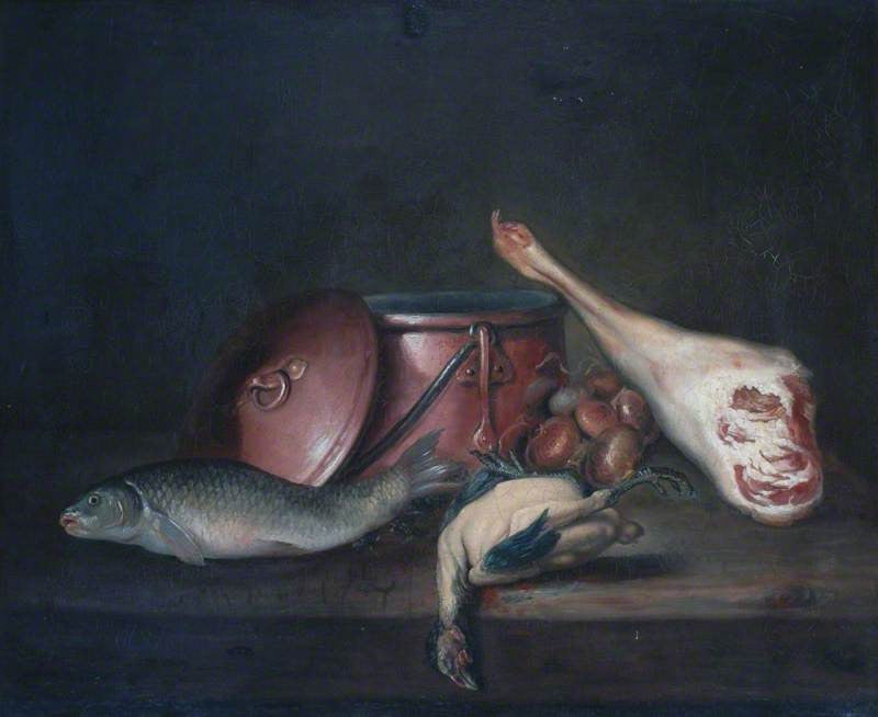 Leg of Mutton, vintage artwork by French School 19th Century - Unknown, A3 (16x12") Poster Print