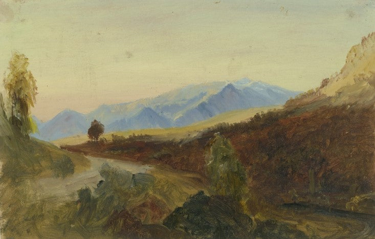Vies of the Apennines (Study), vintage artwork by Carl Blechen, A3 (16x12") Poster Print