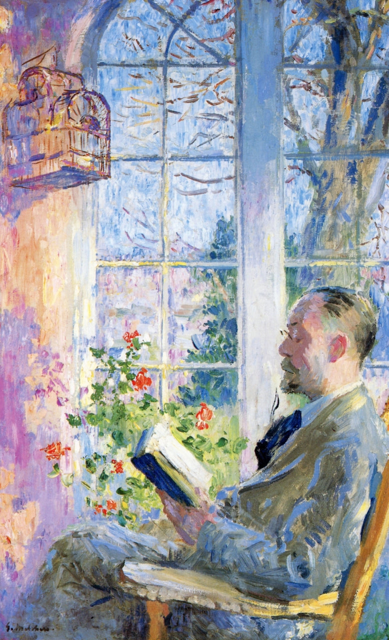 The Sun Porch by Gari Melchers,A3(16x12")Poster