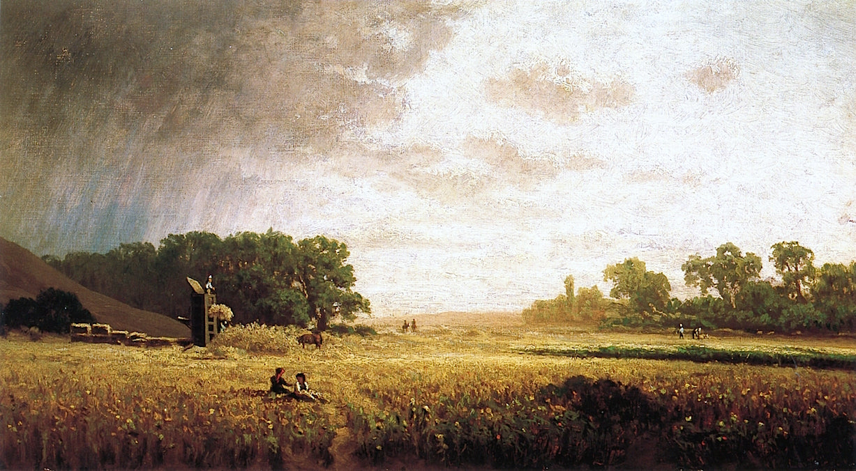 Western Idyll, vintage artwork by William Marple, 12x8" (A4) Poster