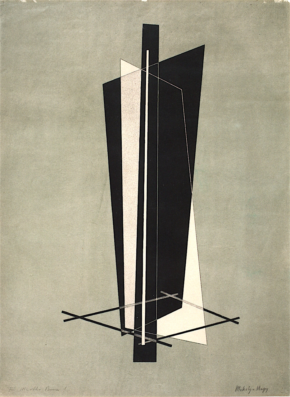 Out: Constructions, vintage artwork by László Moholy-Nagy, 12x8" (A4) Poster