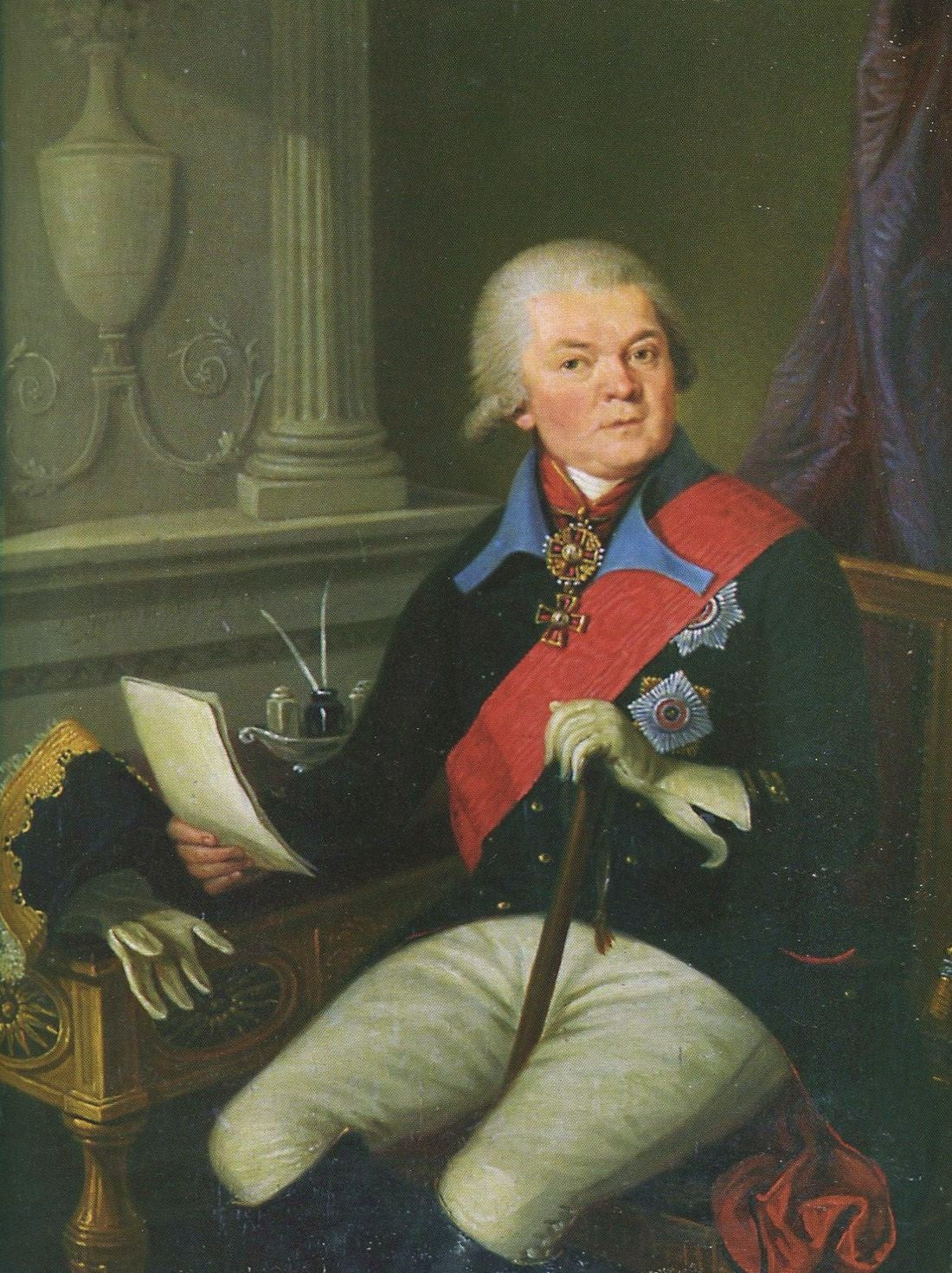 Ivan Arkharov, vintage artwork by Ludwig Guttenbrunn, 12x8" (A4) Poster