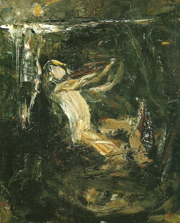 Nude (study), vintage artwork by Ernst Josephson, 12x8" (A4) Poster