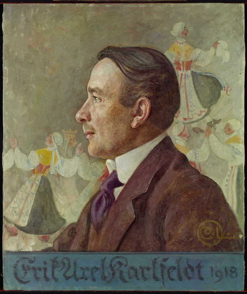 Erik Axel Karlfedt, the Poet by Carl Larsson,A3(16x12")Poster