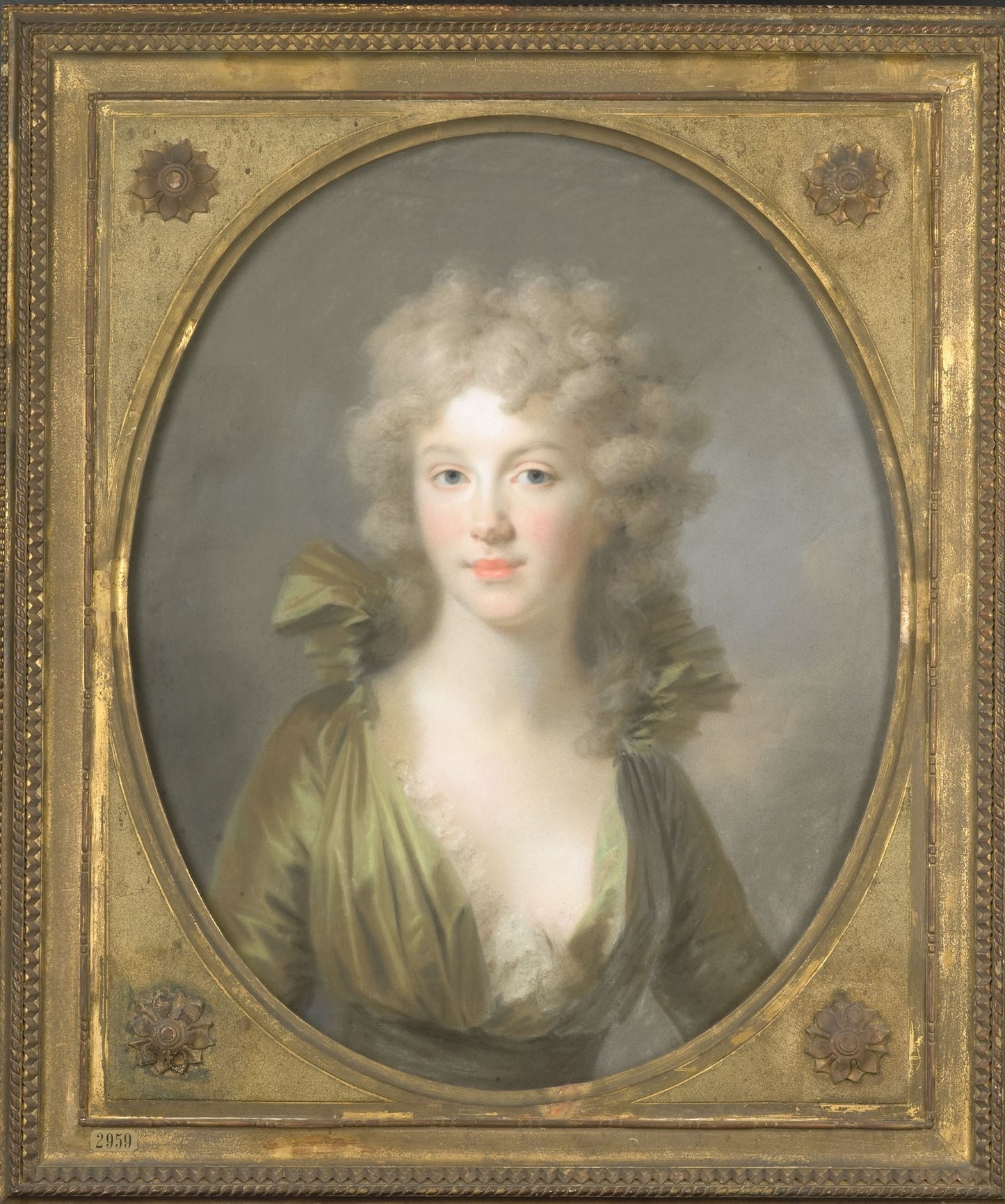Frederica Louisa Wilhelmina (1774-1837), vintage artwork by Johann Friedrich August Tischbein, 12x8" (A4) Poster