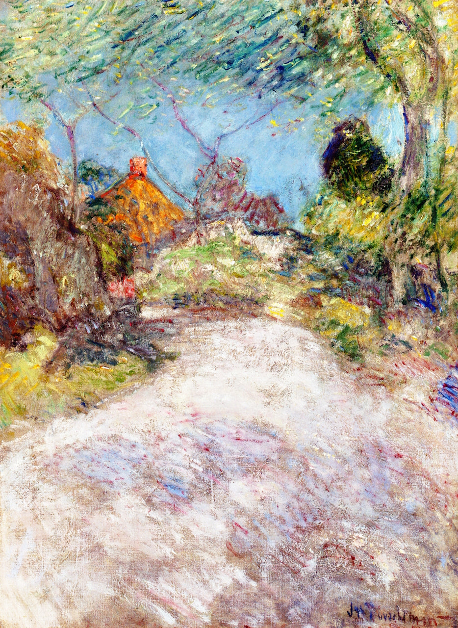 The Back Road by John Twachtman,A3(16x12")Poster