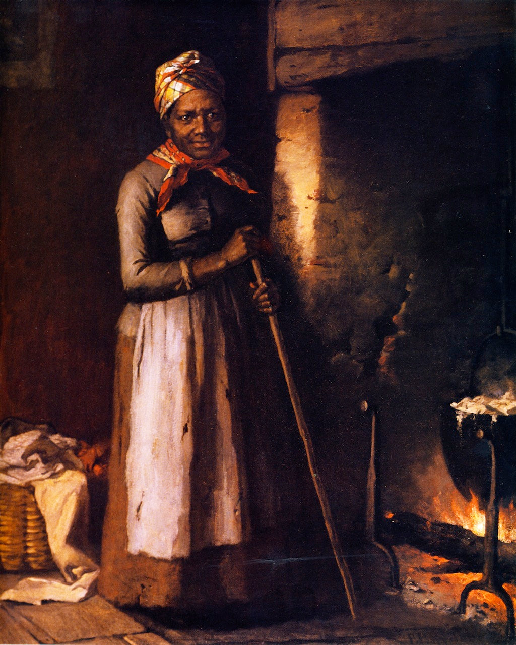 Boiling the Laundry, vintage artwork by Platt Powell Ryder, A3 (16x12") Poster Print