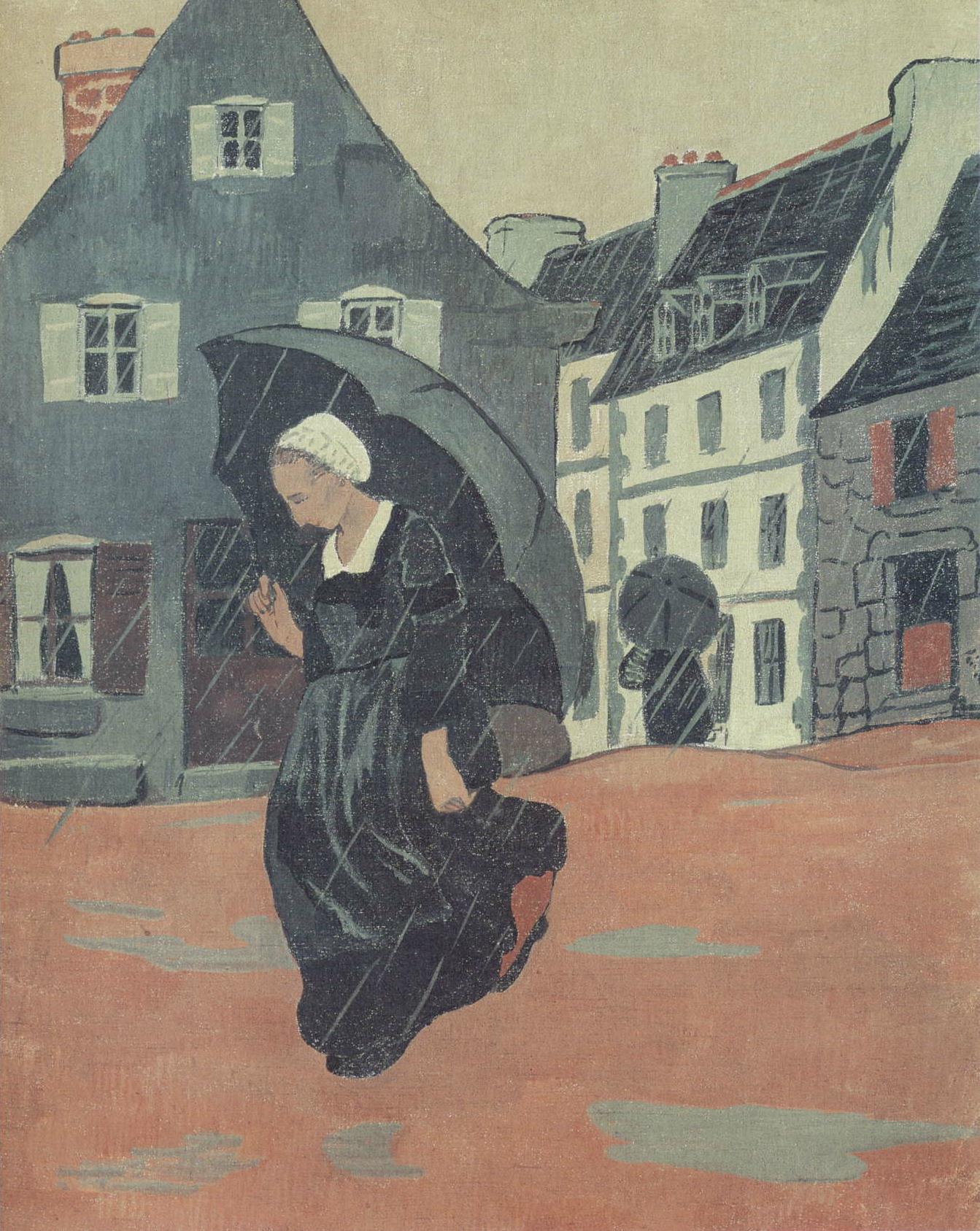 The Downpour by Paul Serusier,A3(16x12")Poster