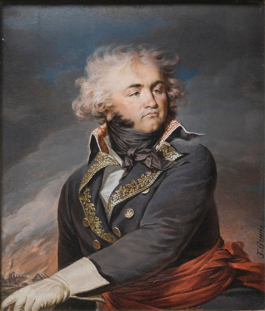 General Jean Baptiste Kleber, vintage artwork by Jean Urbain Guerin, 12x8" (A4) Poster