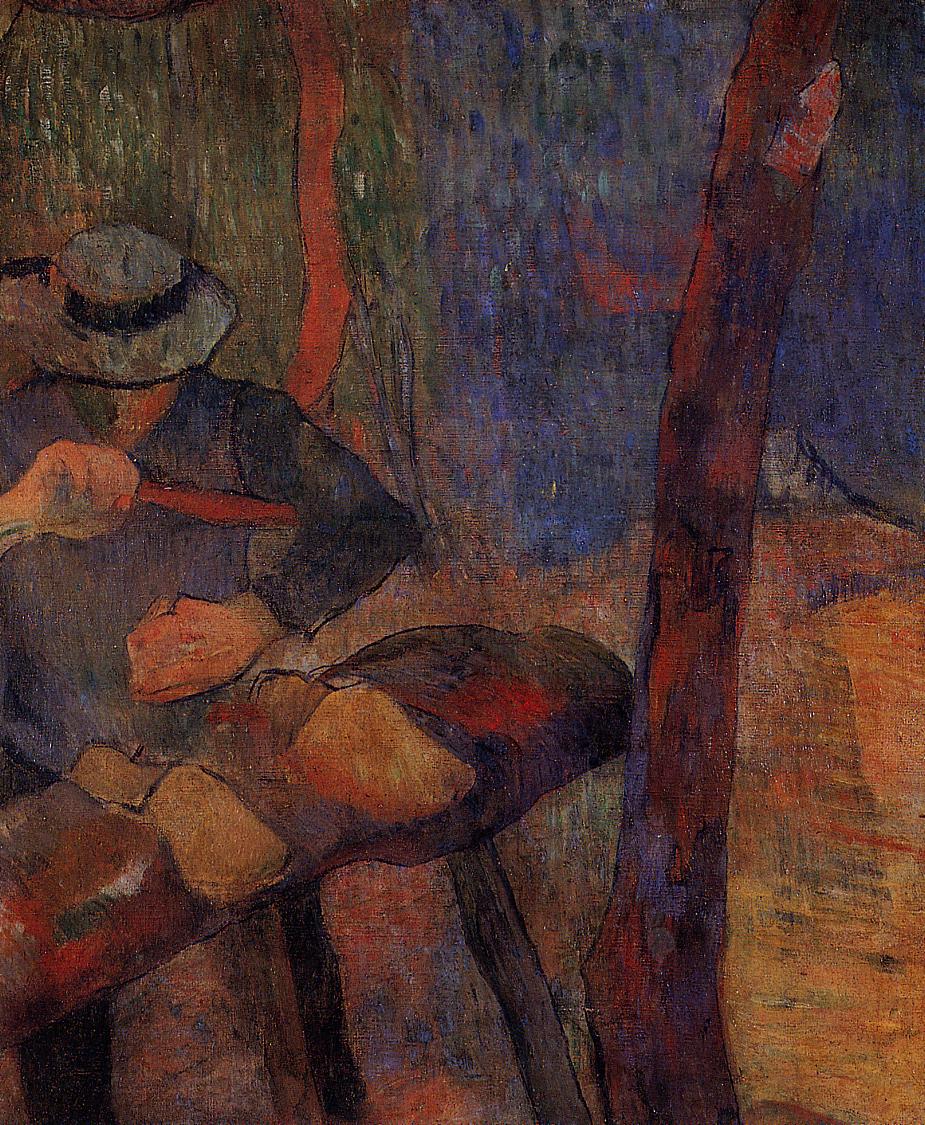 The Clog Maker, vintage artwork by Paul Gauguin, 12x8" (A4) Poster