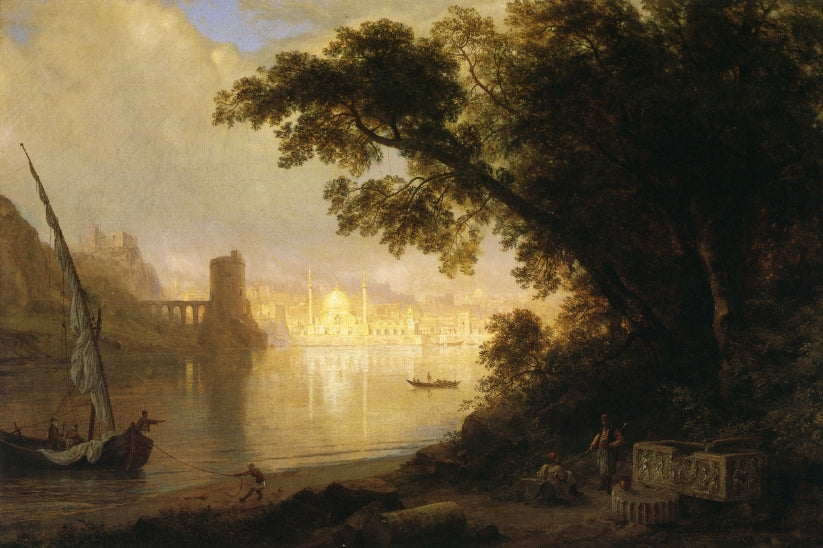 Al Ayn, vintage artwork by Frederic Edwin Church, 12x8" (A4) Poster