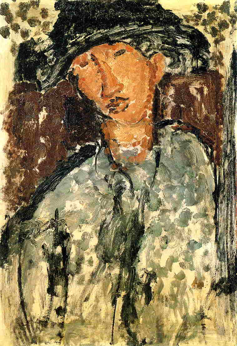 Chaim Soutine by Amedeo Modigliani,16x12(A3) Poster