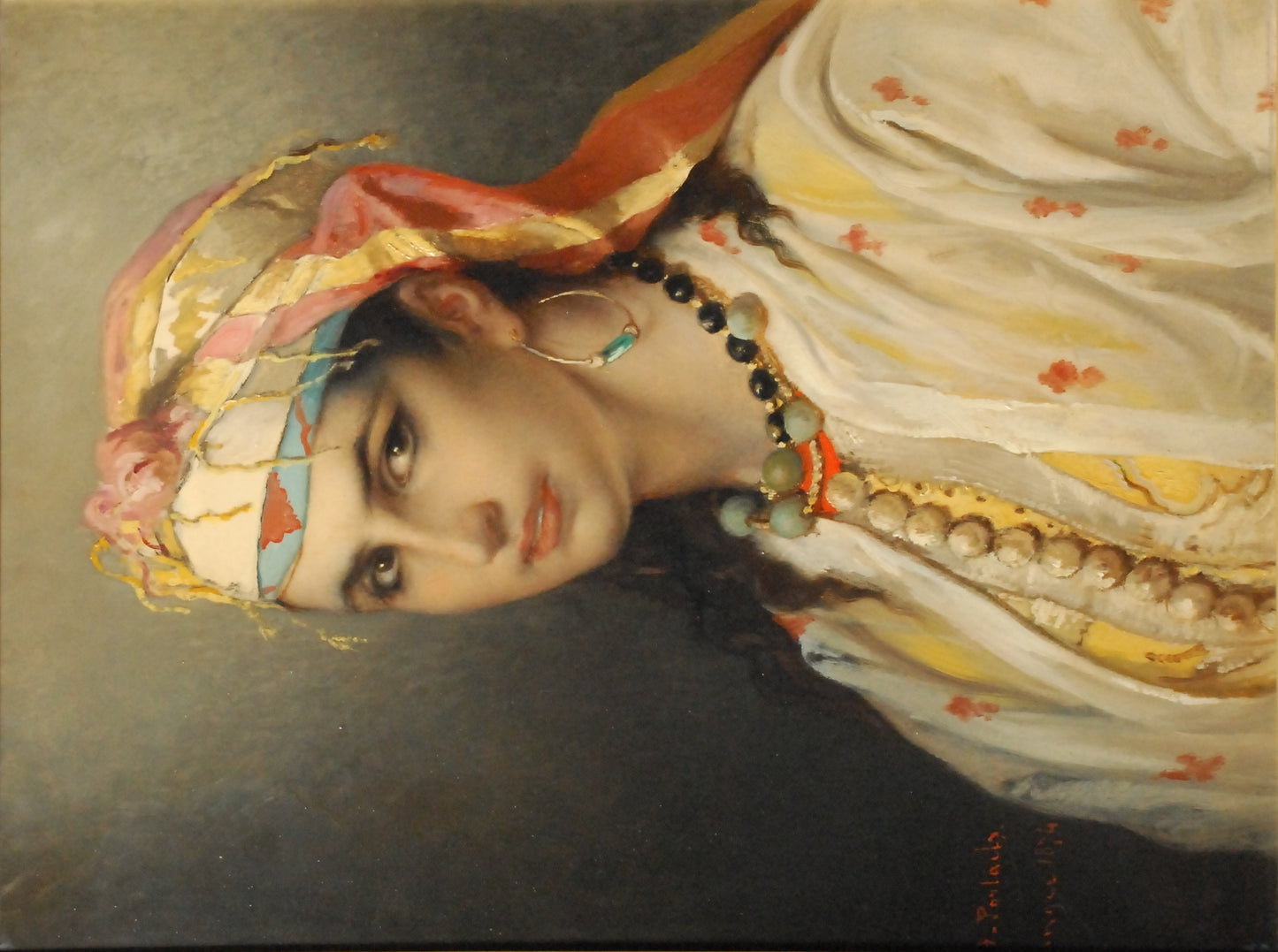 Haouisha, vintage artwork by Jean-François Portaels, A3 (16x12") Poster Print