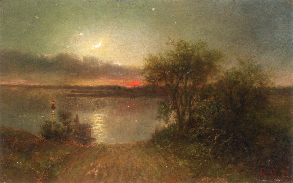 Departing Day, vintage artwork by Robert Spear Dunning, 12x8" (A4) Poster