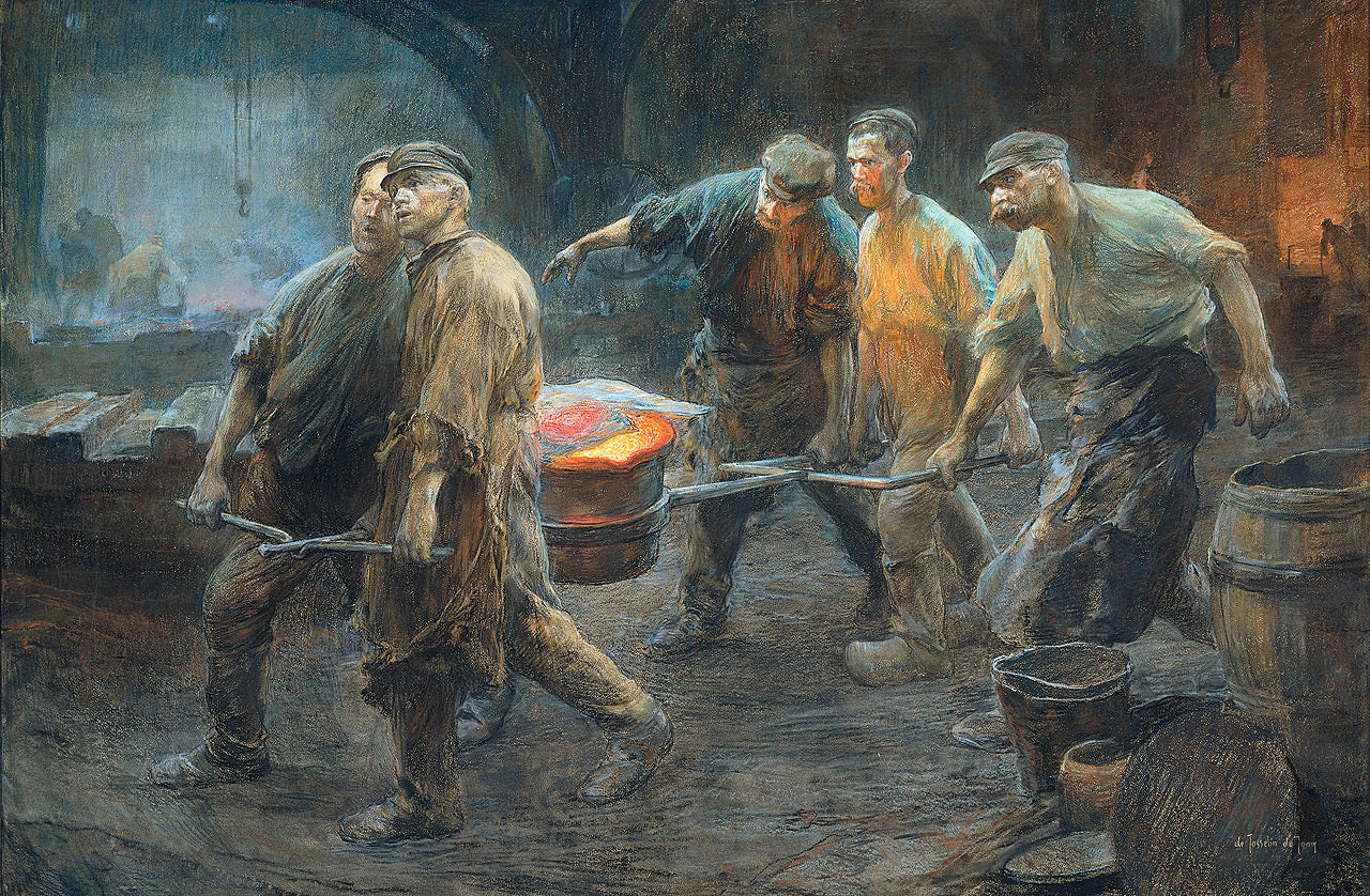 Foundry by Pieter de Josselin de Jong,A3(16x12")Poster