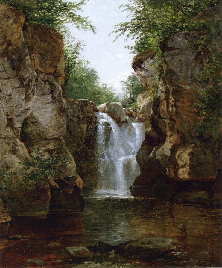 Fawns' Leap, vintage artwork by John Frederick Kensett, A3 (16x12") Poster Print