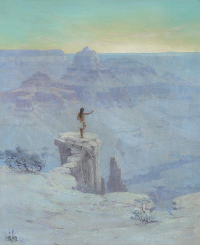 Shoshone Point, Grand Canyon by Louis Akin,A3(16x12")Poster
