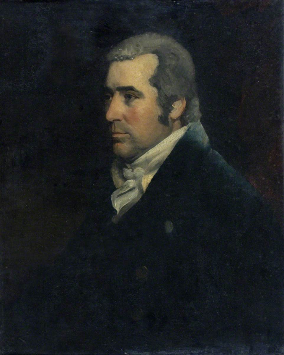 David Williams (1765–1810), Minister and Man of Letters, vintage artwork by Attributed to John Jackson, 12x8" (A4) Poster
