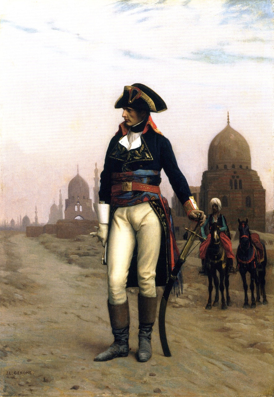 General Bonaparte in Cairo, vintage artwork by Jean-Leon Gerôme, 12x8" (A4) Poster