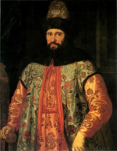 The Ambassador Ivan Chemodanov, vintage artwork by Justus Sustermans, 12x8" (A4) Poster