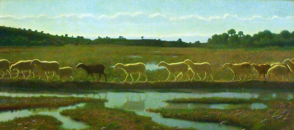 One does, the Others follow by Giuseppe Pellizza da Volpedo,A3(16x12")Poster