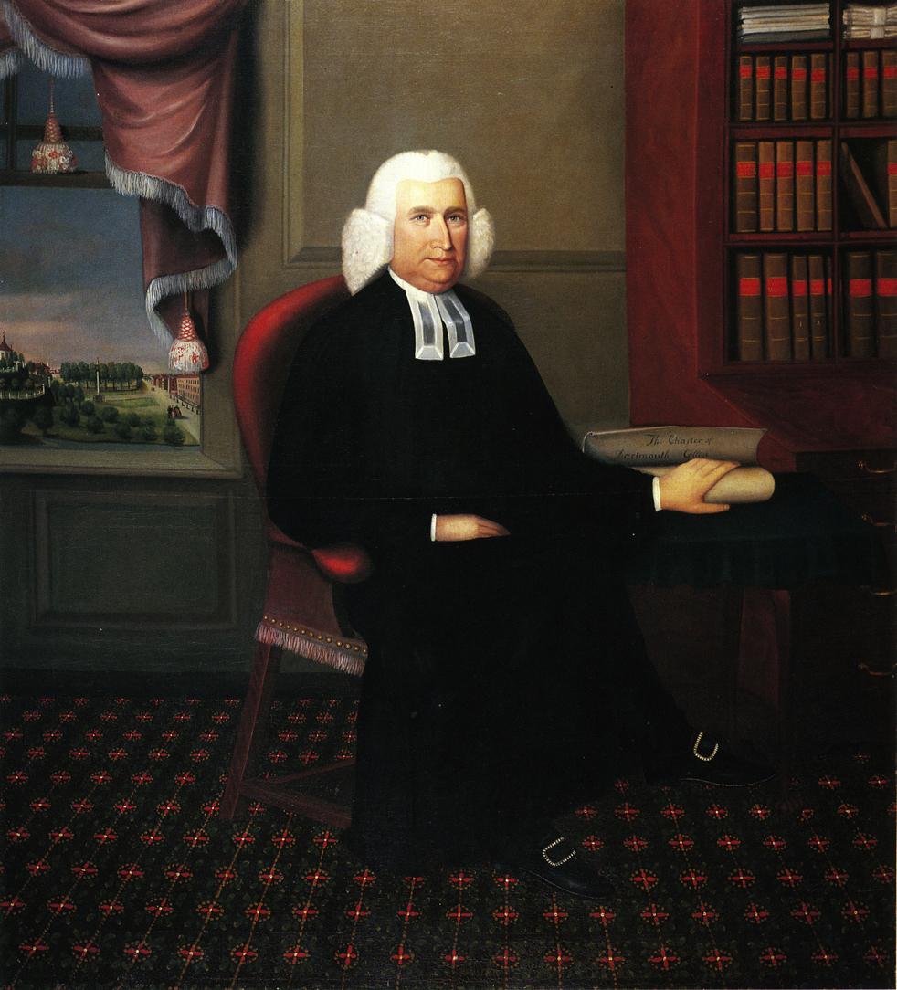 Reverend Eleazar Wheelock, vintage artwork by Joseph Steward, 12x8" (A4) Poster
