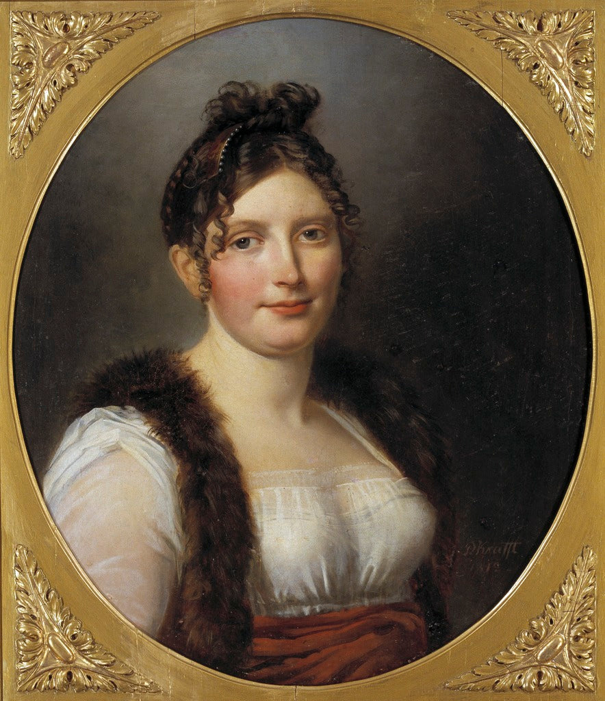 Catharina Charlotta Bagh, vintage artwork by Per Krafft the Younger, 12x8" (A4) Poster