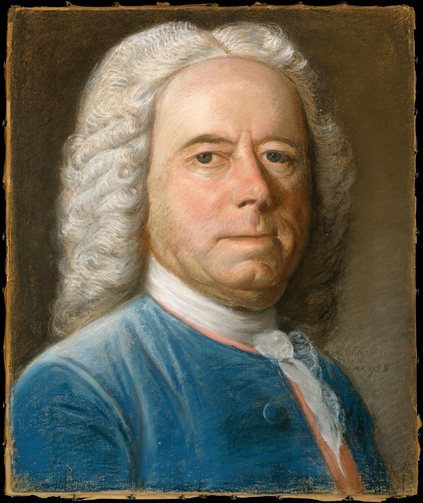 Hugh Hall, vintage artwork by John Singleton Copley, 12x8" (A4) Poster