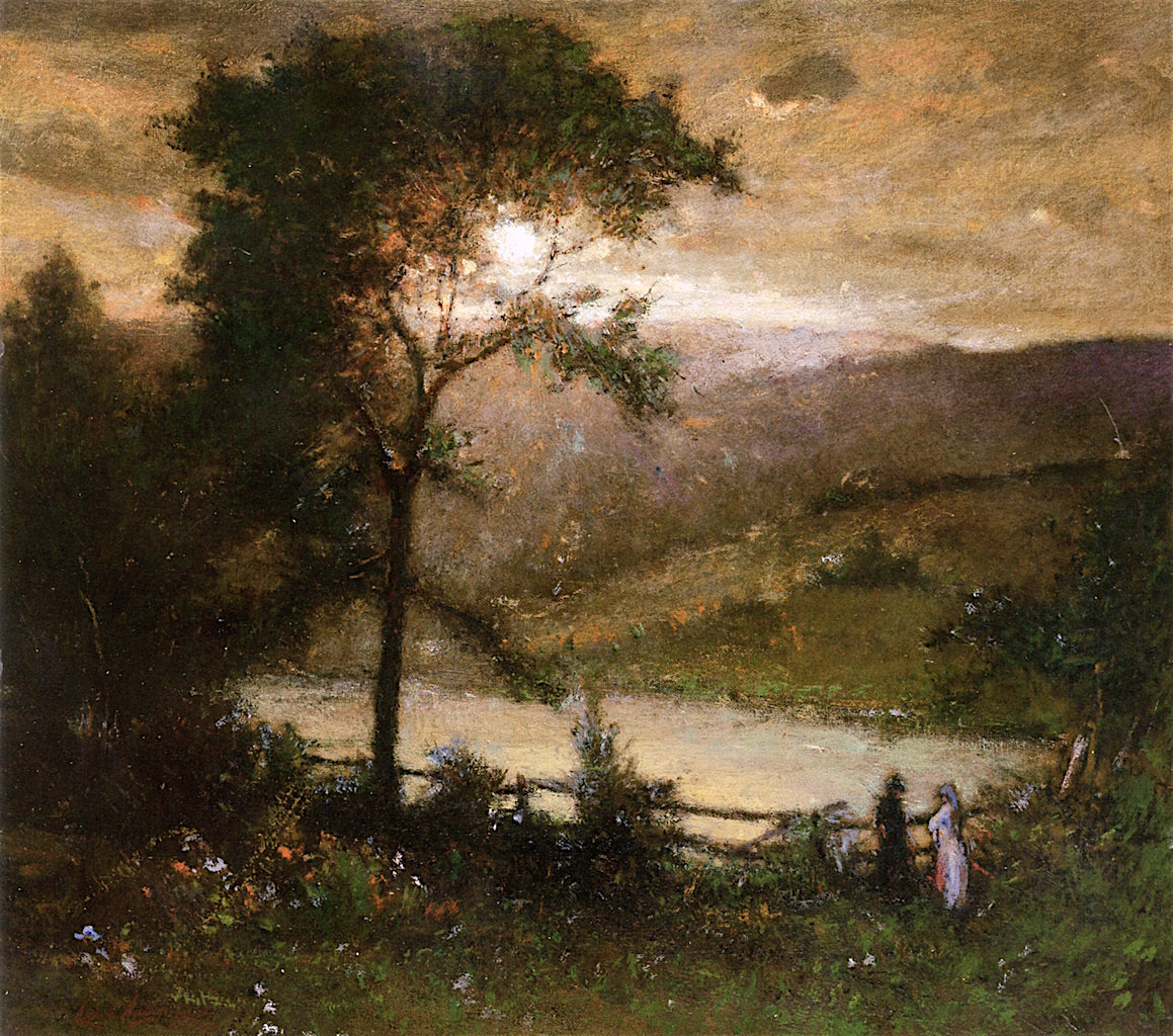 The Lake in the Hills, vintage artwork by Elliott Daingerfield, 12x8" (A4) Poster