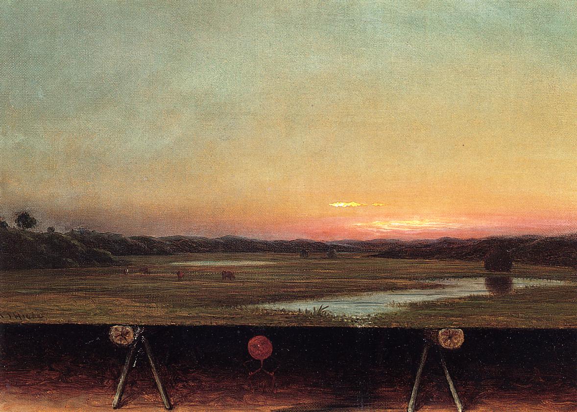 Gremlins in the Studio, I, vintage artwork by Martin Johnson Heade, A3 (16x12") Poster Print