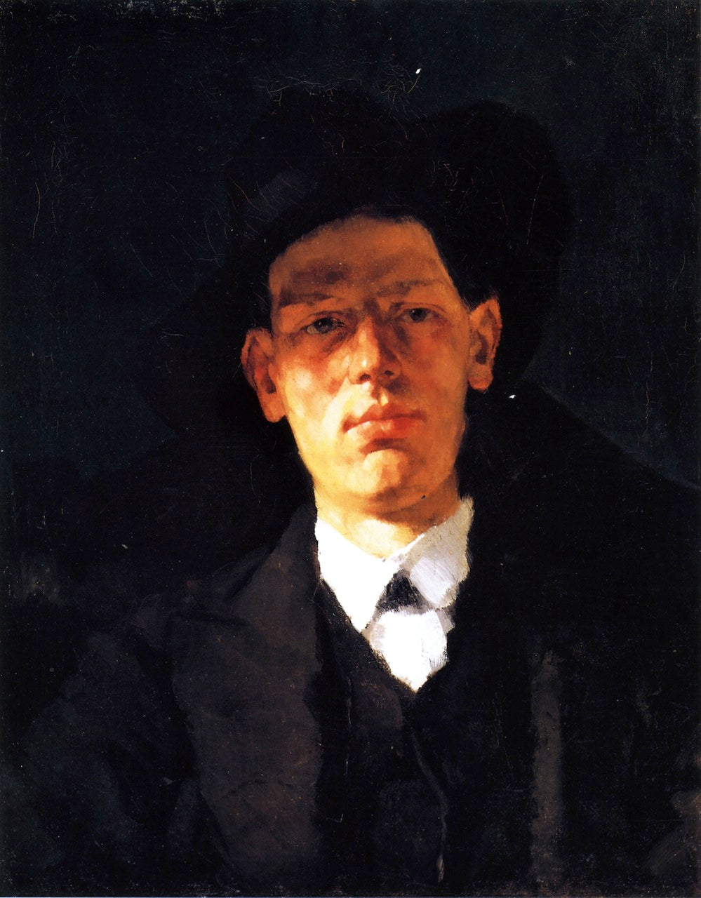 Gustav Mohr by Wilhelm Trubner,A3(16x12")Poster