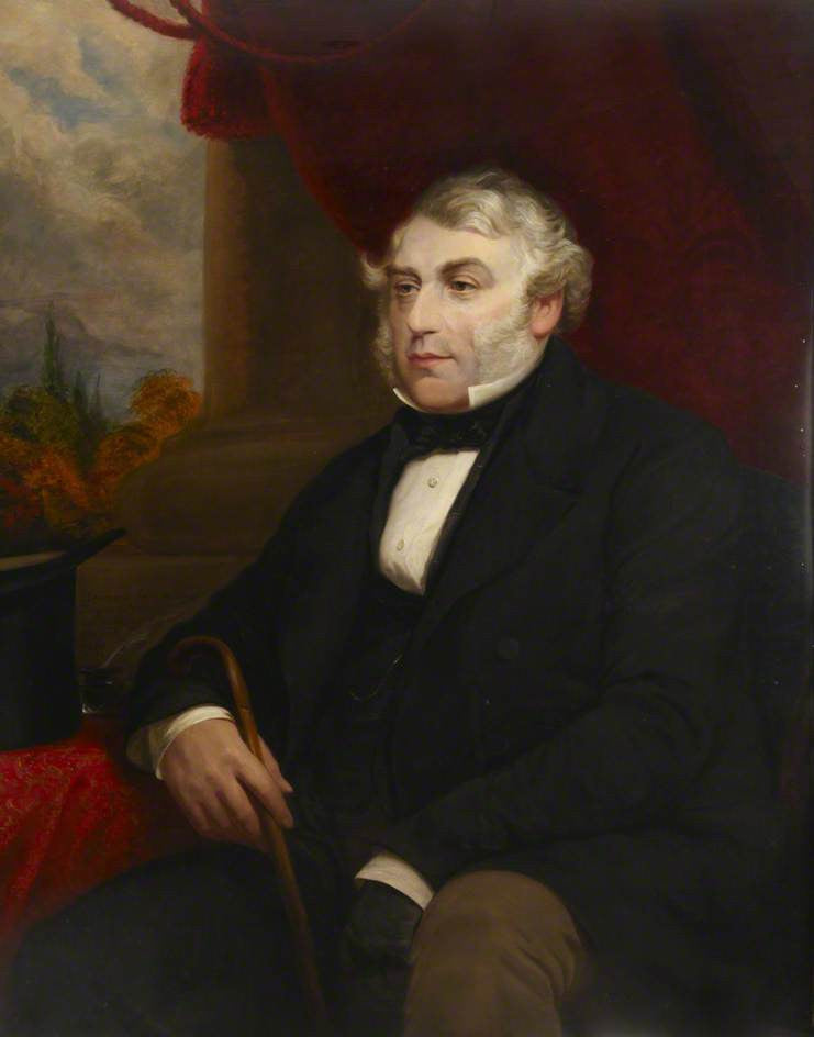 James Chadwick, vintage artwork by George Hayter, 12x8" (A4) Poster