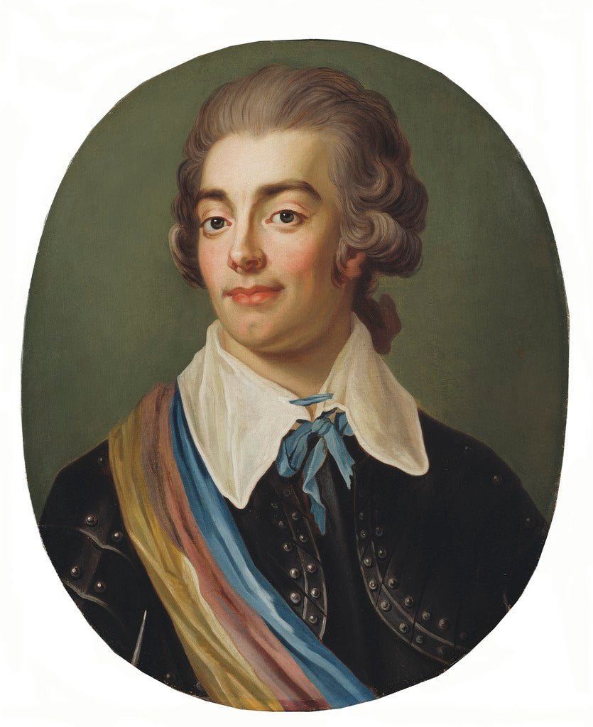 Adolf Ludvig Stjerneld, vintage artwork by Jakob Bjorck, 12x8" (A4) Poster