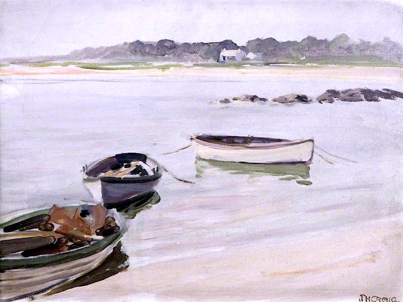 Grey Day, Cushendun by James Humbert Craig,16x12(A3) Poster