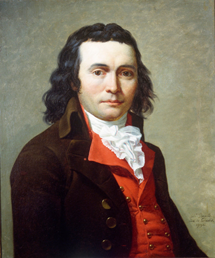 Portrait of Ruamps de Surgeres, vintage artwork by Jean-Louis Laneuville, 12x8" (A4) Poster