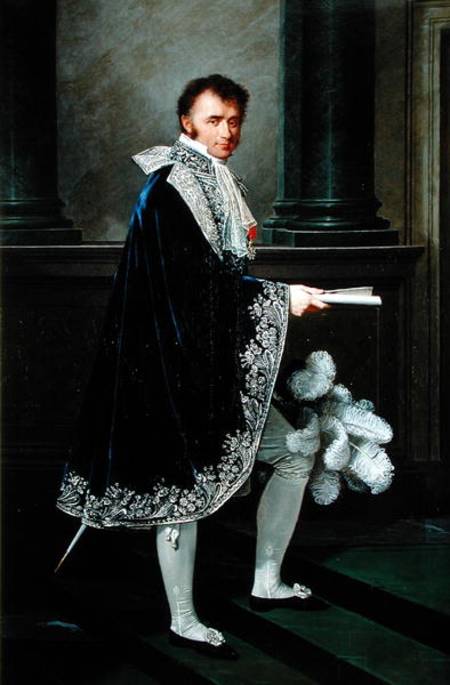 Count Mollien in Napoleonic court costume, vintage artwork by Robert Lefèvre, 12x8" (A4) Poster