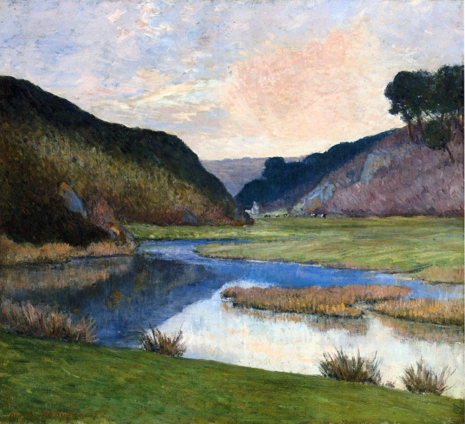 La Bretagne, vallee du Guilly, Moelan by Maxime Maufra,A3(16x12")Poster