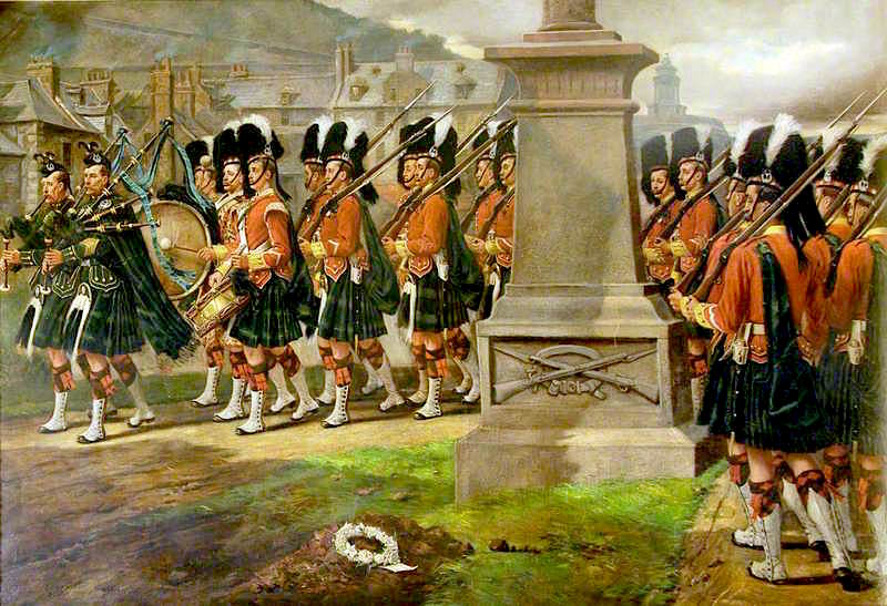 Military Honours, vintage artwork by Eyre Crowe, 12x8" (A4) Poster