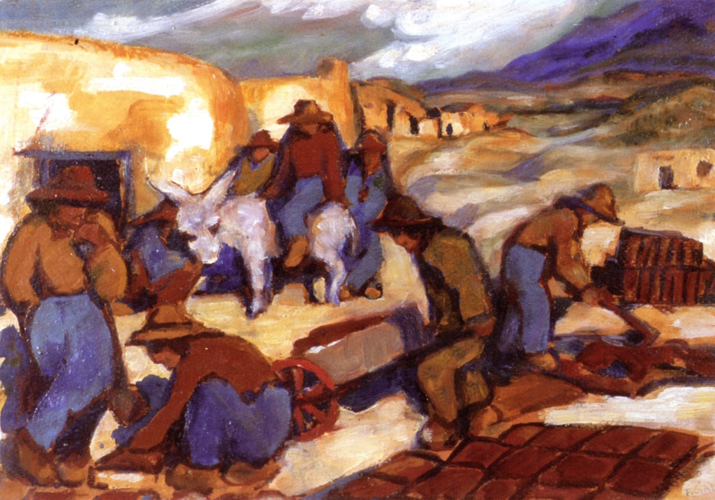 Adobe Makers by Frank Applegate,16x12(A3) Poster