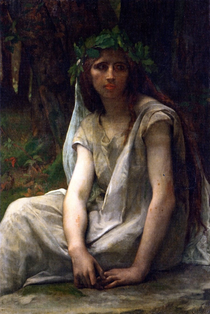 The Druidess, vintage artwork by Alexandre Cabanel, 12x8" (A4) Poster