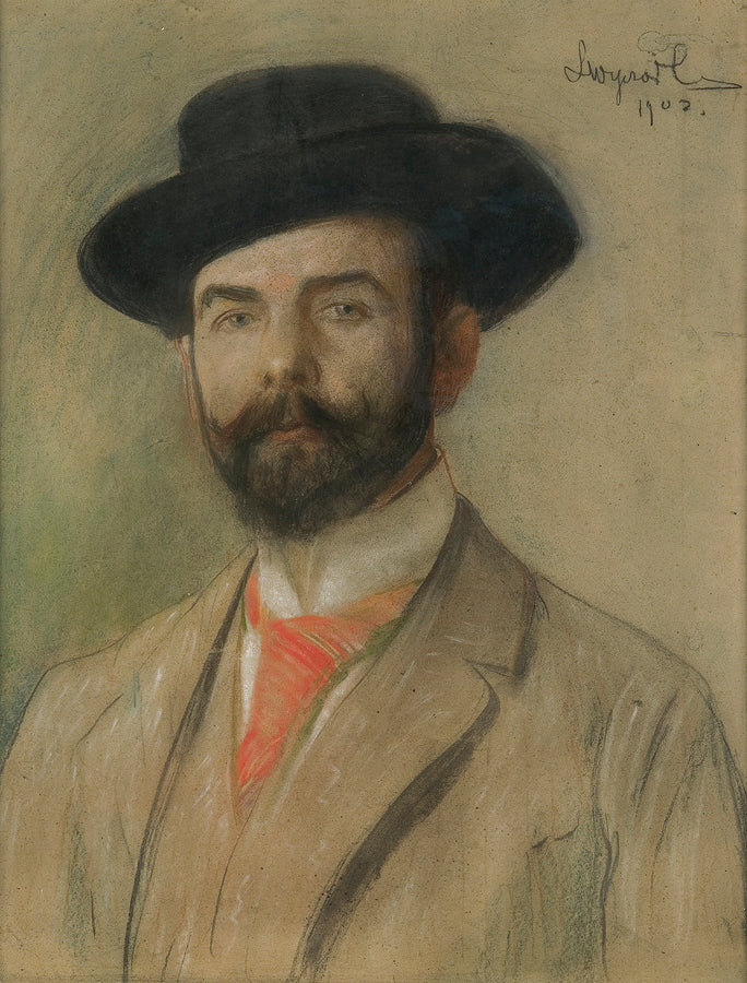 Portrait of George Warchas‚owski by Leon Jan Wyczolkowski,A3(16x12")Poster